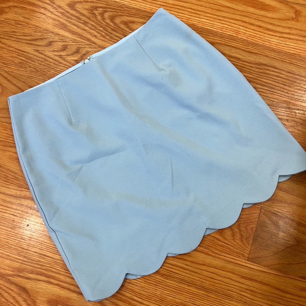 Formal Baby Blue Skirt